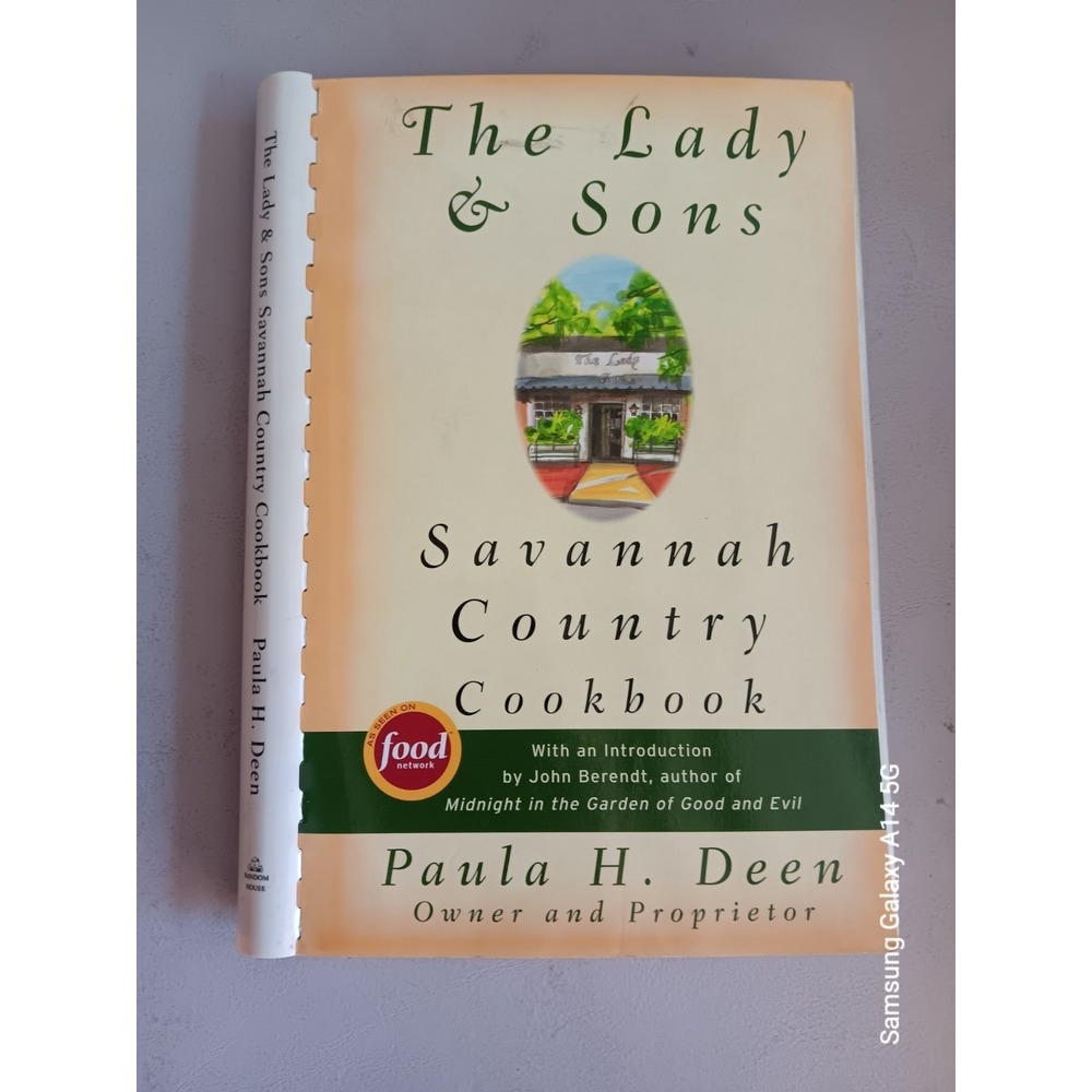 PAULA DEEN Lady and Sons Savannah Country Cookbook Spiral 1998 Southern